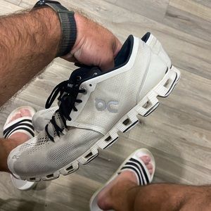 On running  mens shoes size 10. Worn but in good condition